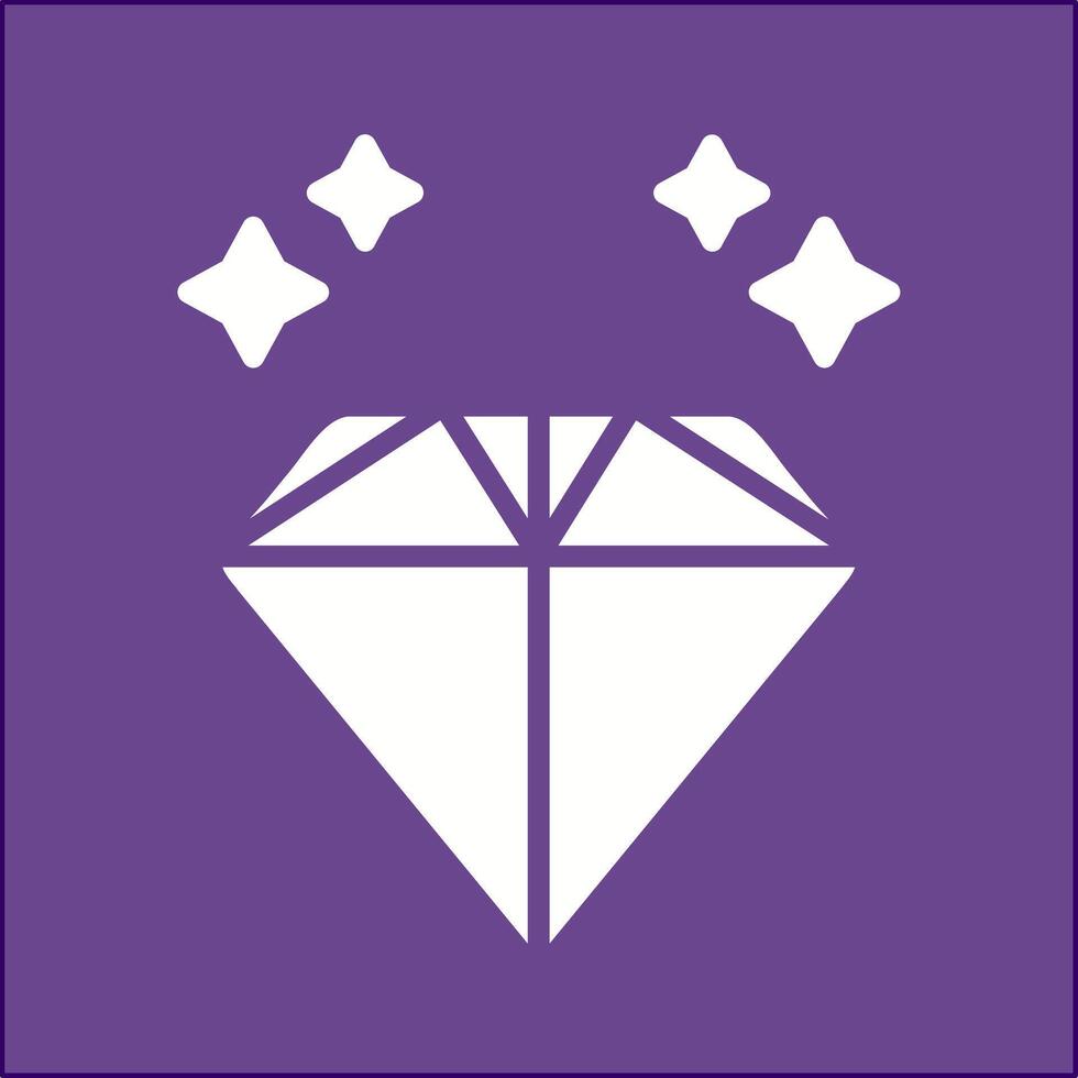 icono de vector de diamante