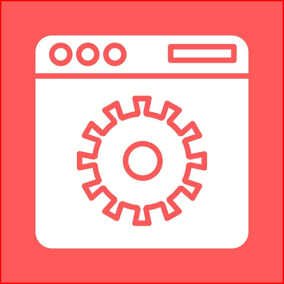 Website Settings Vector Icon
