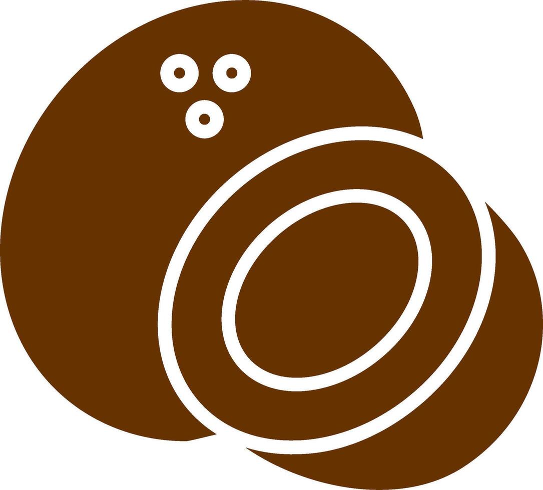 Coconut Vector Icon