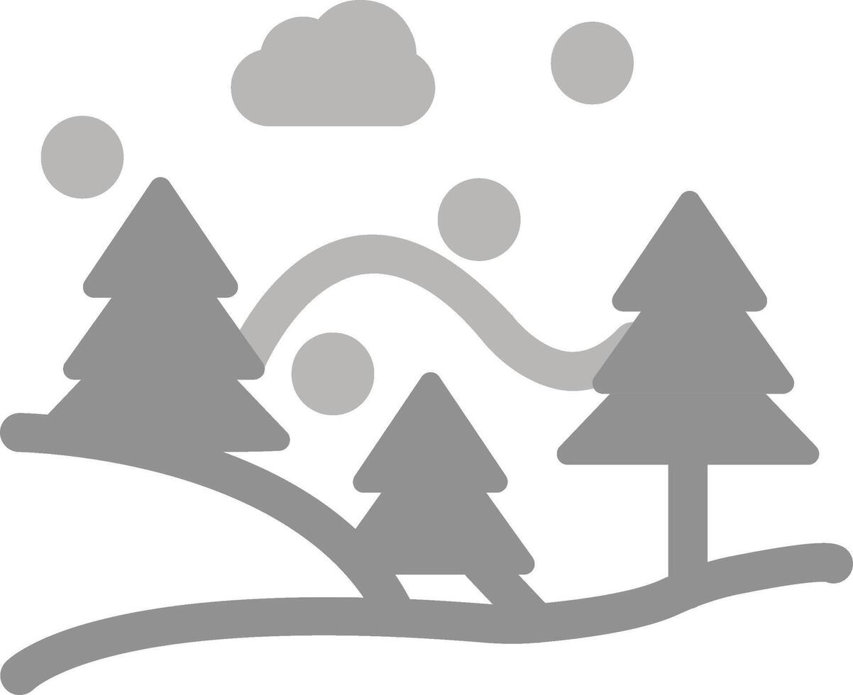 Snow Fall Vector Icon