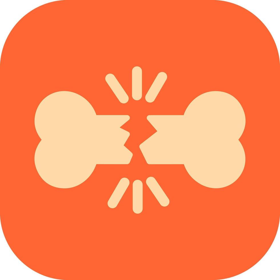 Bone Fracture Vector Icon