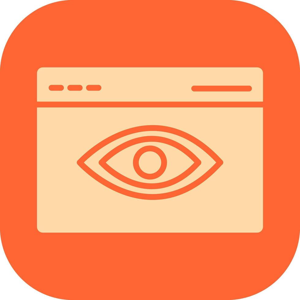 Web Visibility Vector Icon