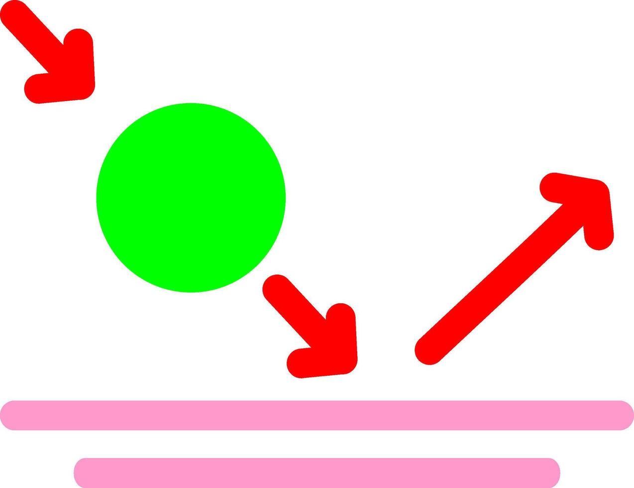 Bounce Vector Icon