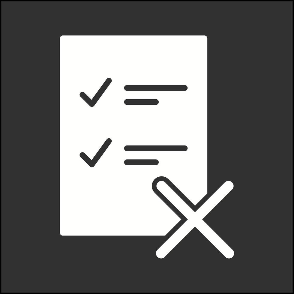 Fake List Vector Icon