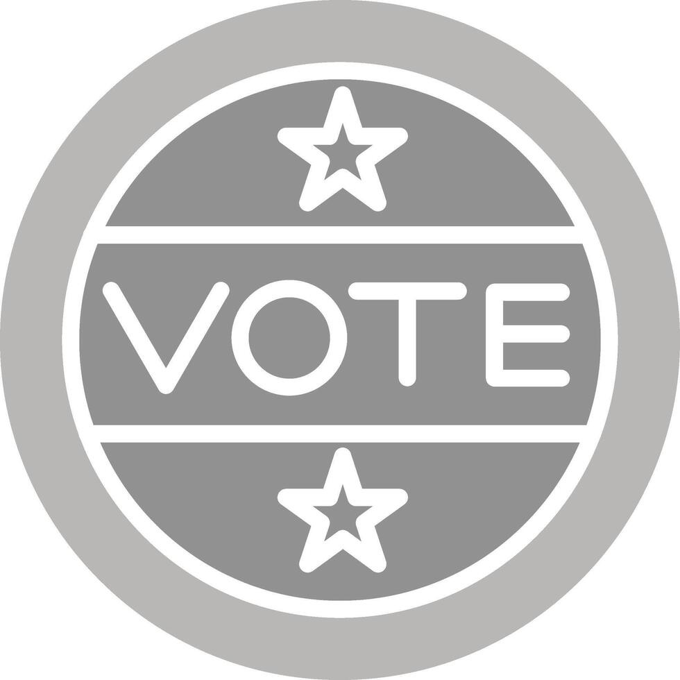 Vote Sticker Vector Icon