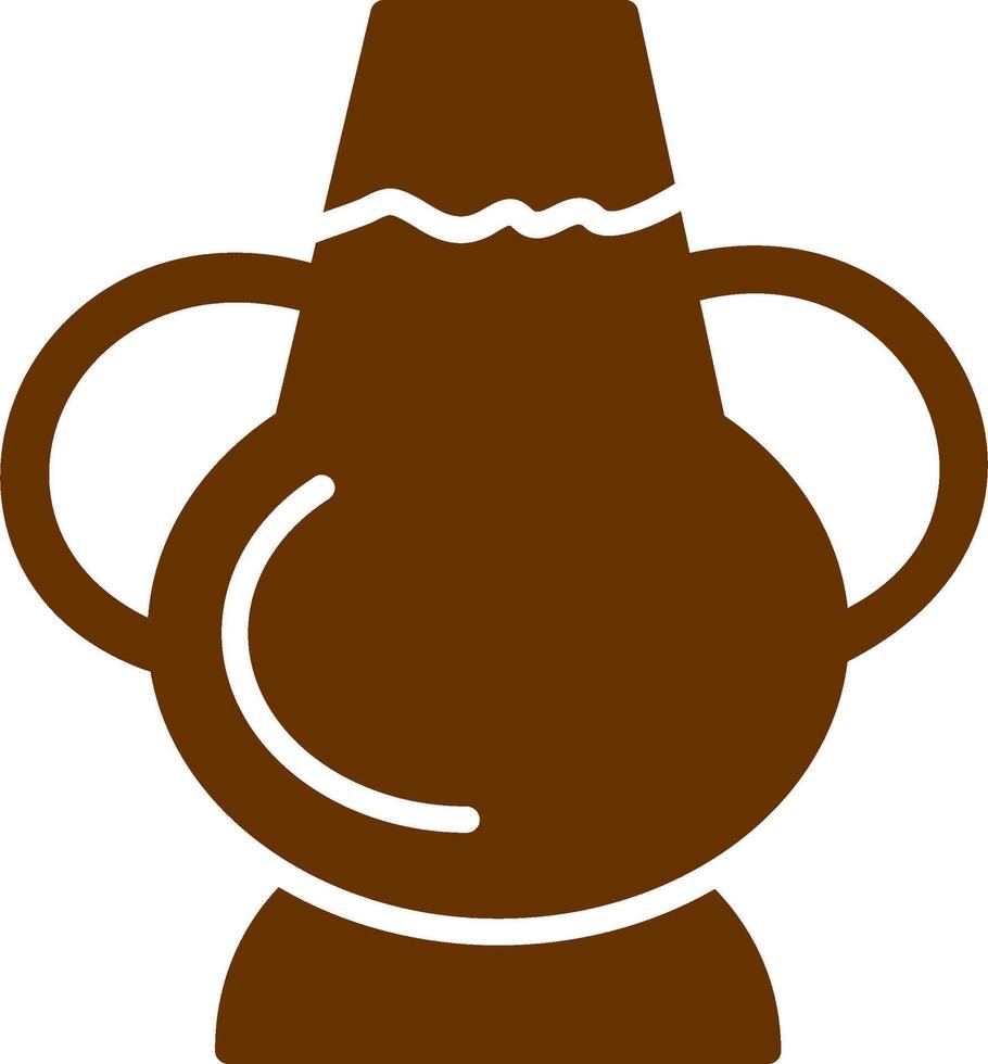 Antique Jar Vector Icon