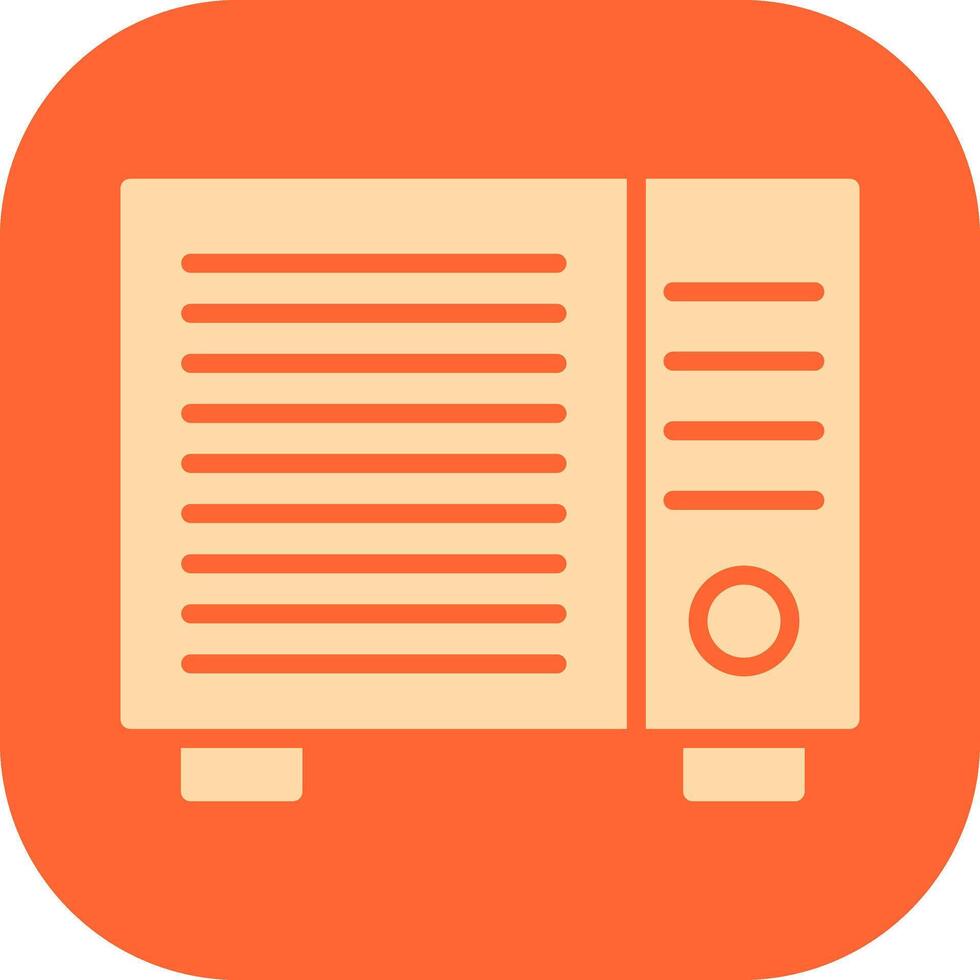 AC Window Unit Vector Icon