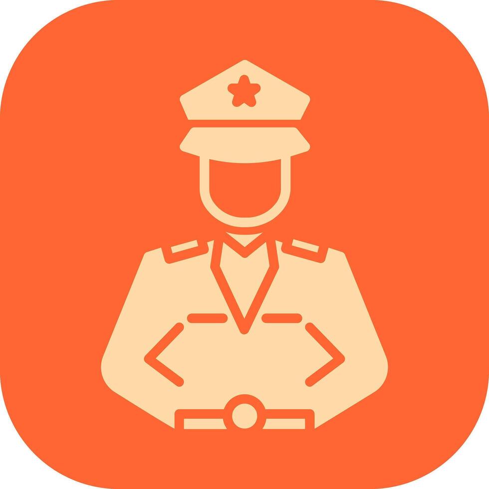 Police Man Vector Icon