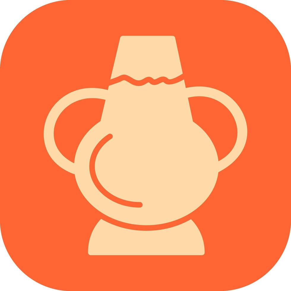 Antique Jar Vector Icon