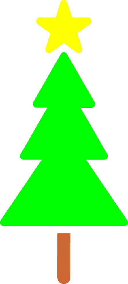 icono de vector de árbol de navidad