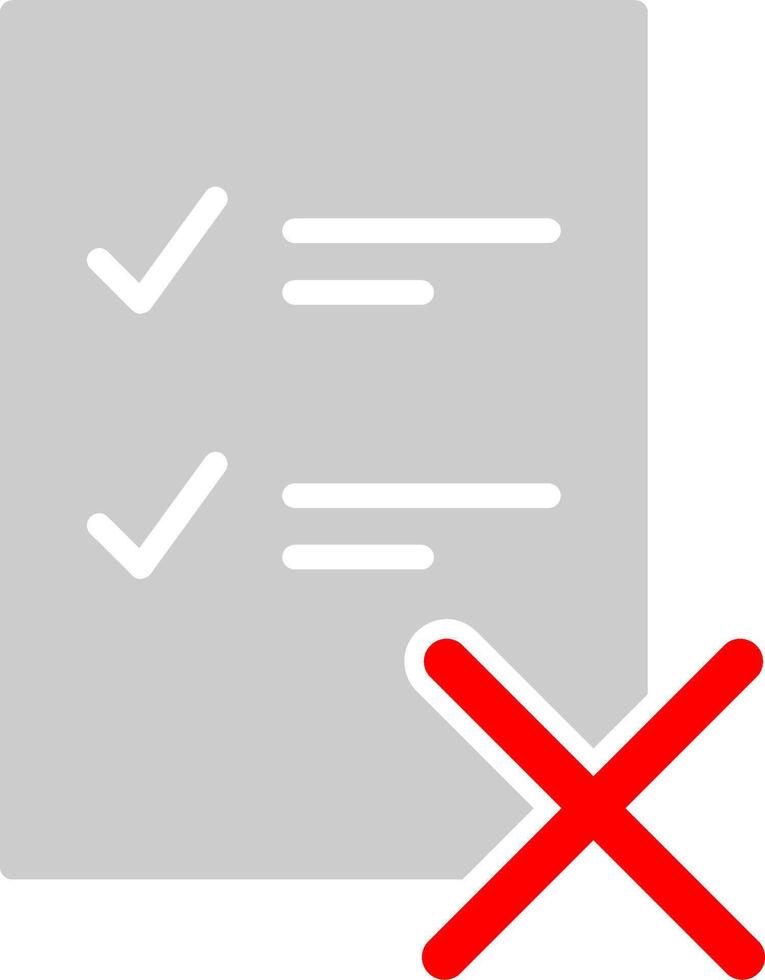 Fake List Vector Icon