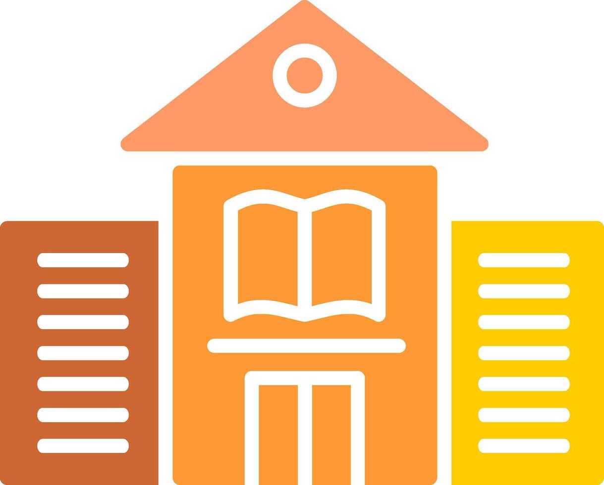 Library Building Vector Icon