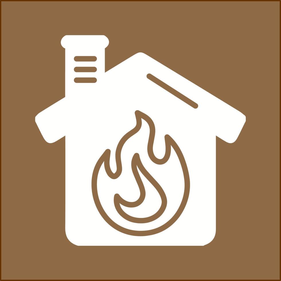 Housefire Vector Icon