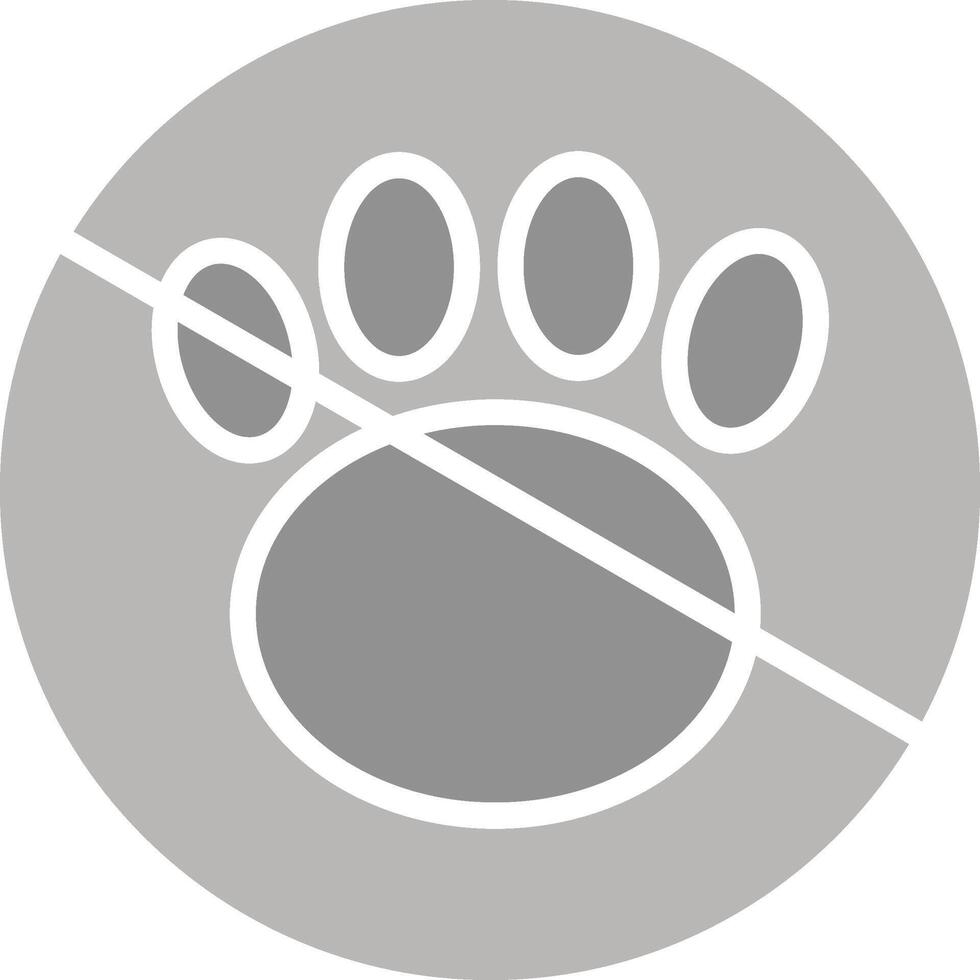 No Pets Vector Icon