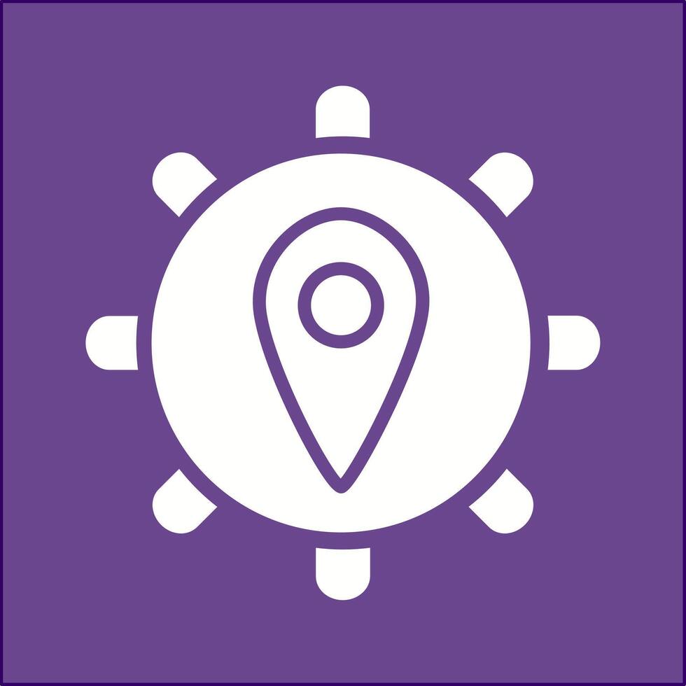 Location Settings Vector Icon