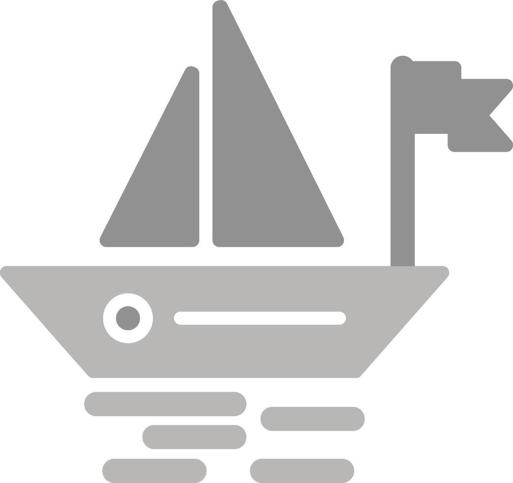 Small Boat Vector Icon