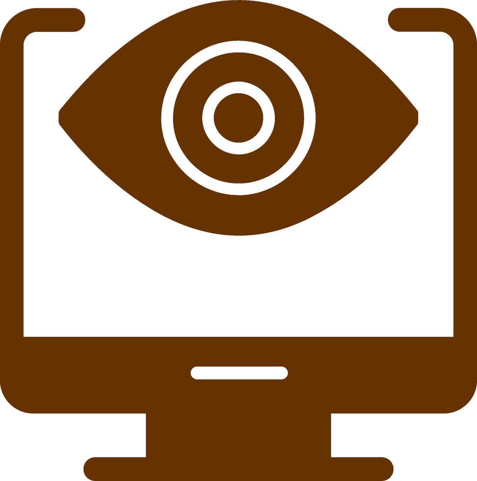 icono de vector de ojo