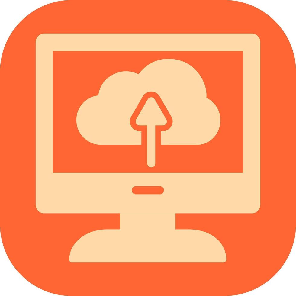 Cloud Backup Vector Icon