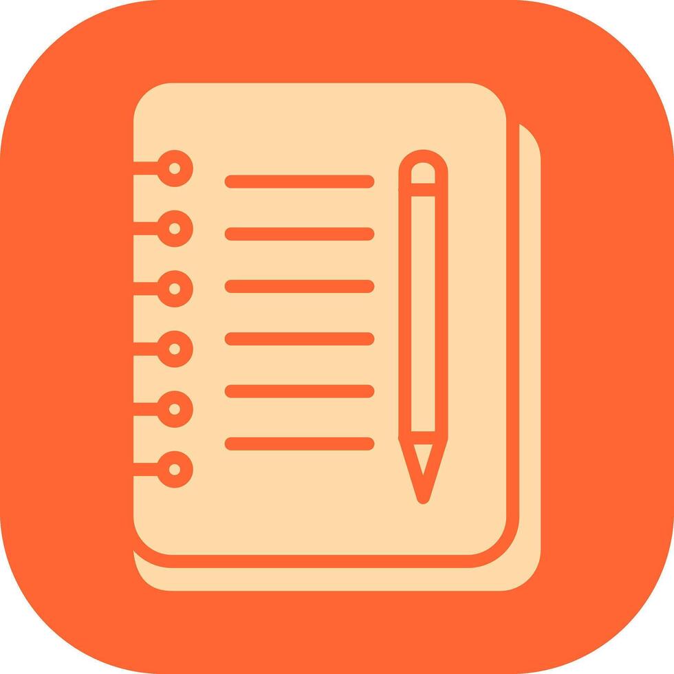 Notebook And Pen Vector Icon