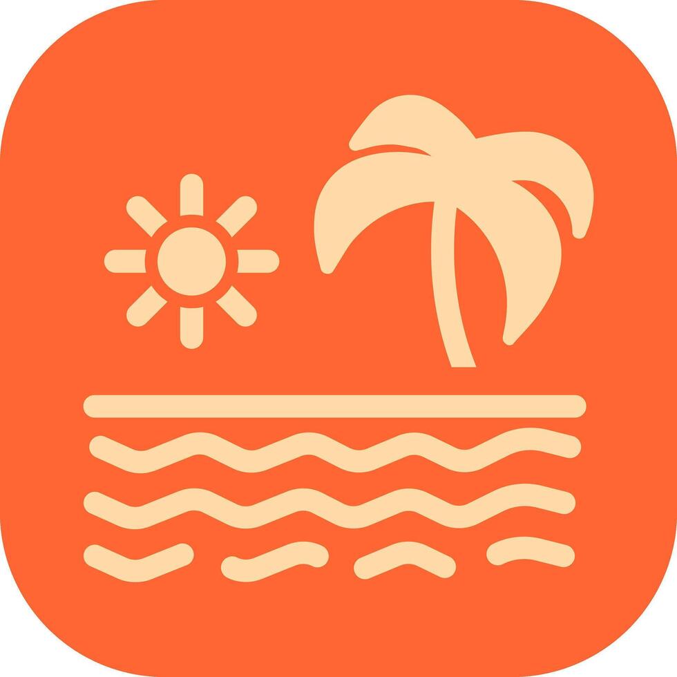 icono de vector de verano