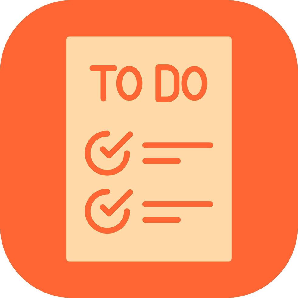 Today to Done Checklist Vector Icon