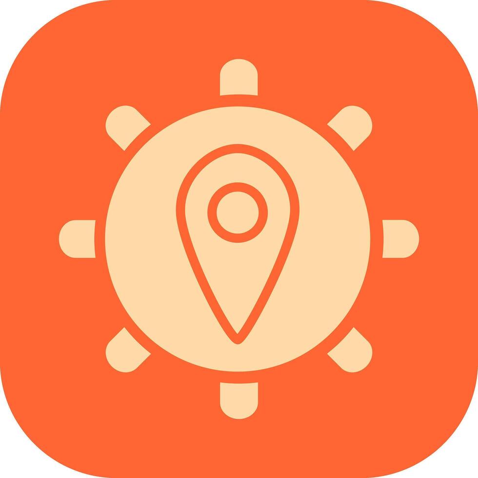 Location Settings Vector Icon