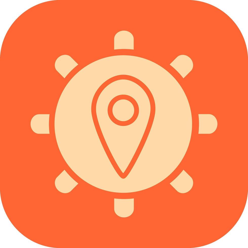 Location Settings Vector Icon