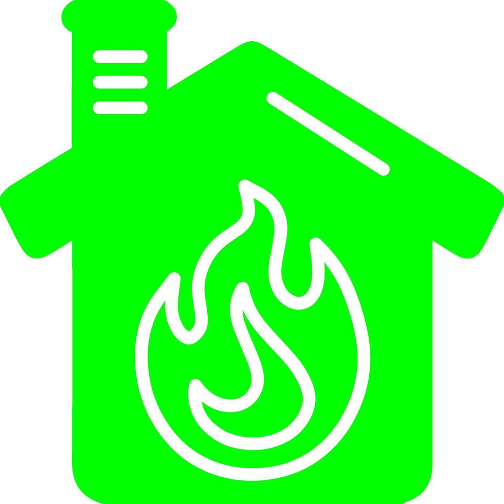 Housefire Vector Icon