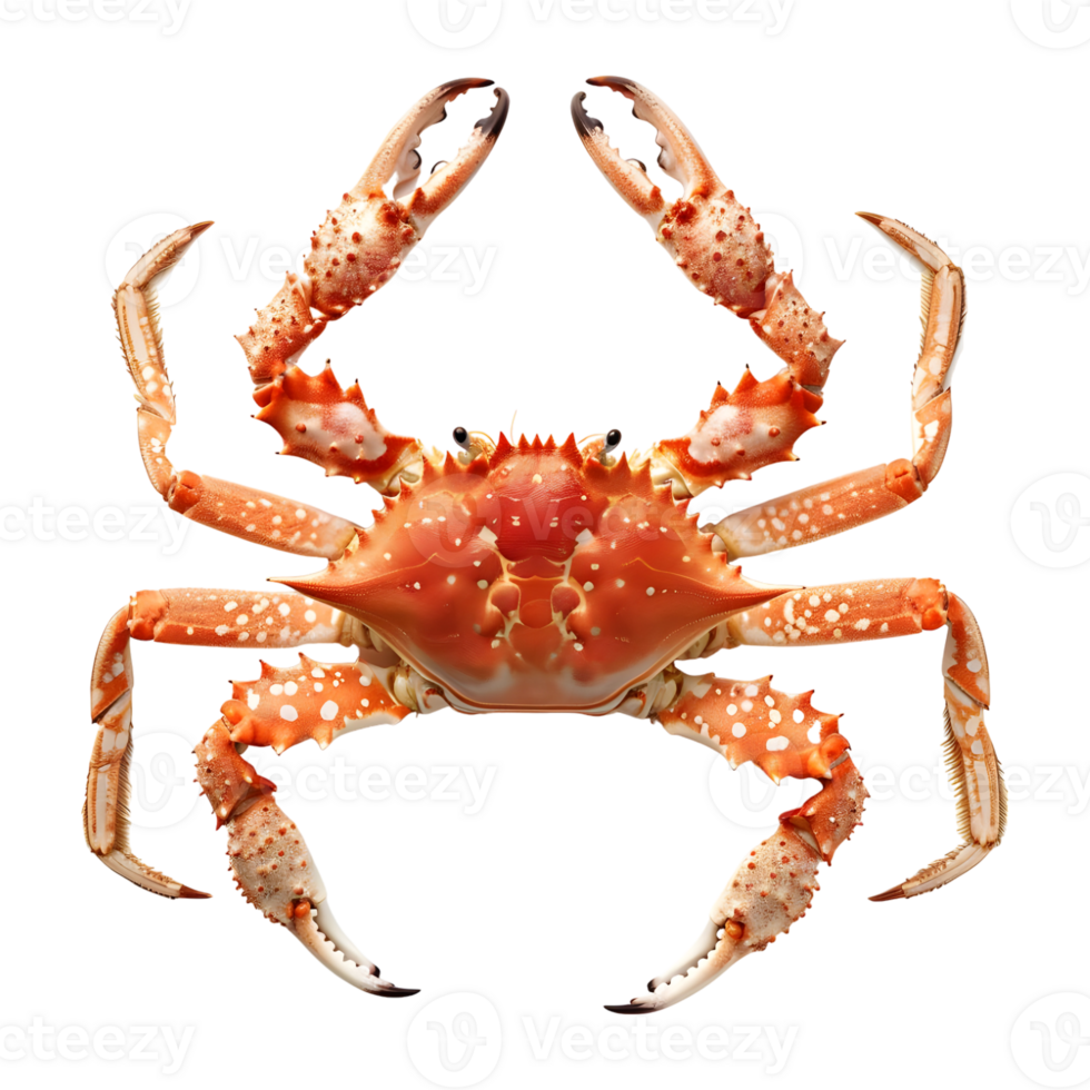 AI generated 3D Rendering of a King Crabs on Transparent Background - Ai Generated png