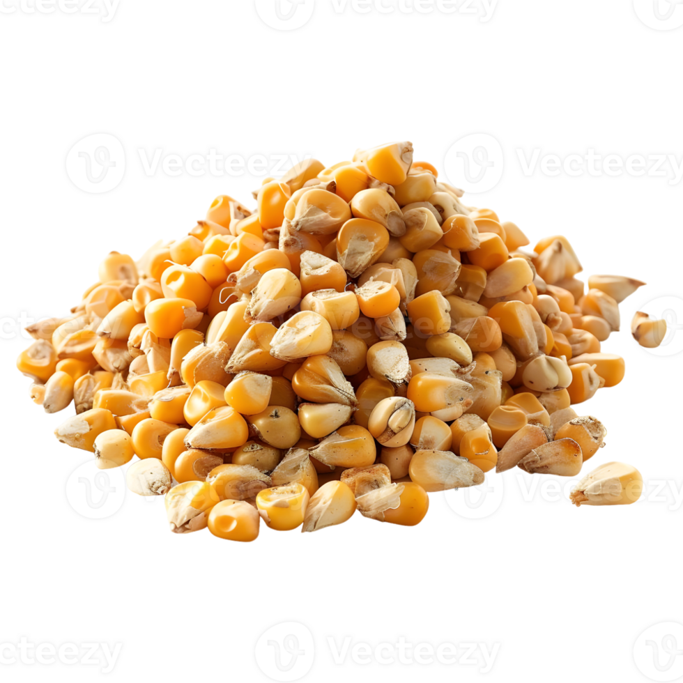 AI generated 3D Rendering of a Dry Corn Beans on Transparent Background - Ai Generated png