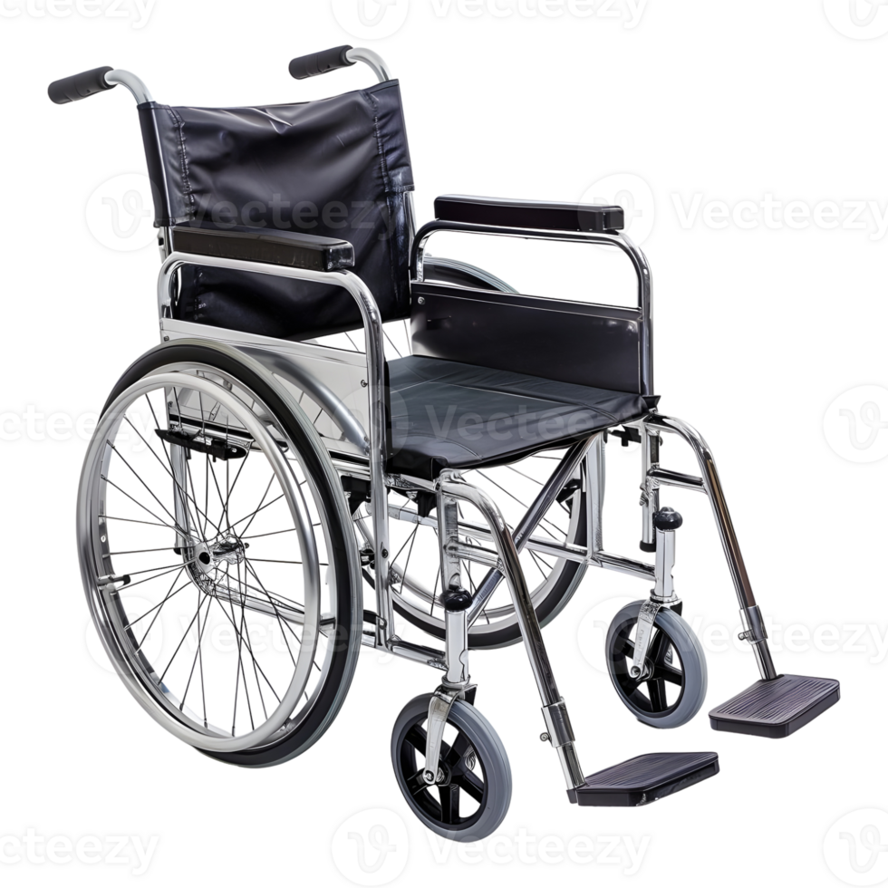 AI generated 3D Rendering of a Wheel Chair For Special Persons on Transparent Background - Ai Generated png