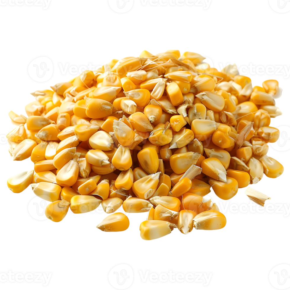 AI generated 3D Rendering of a Dry Corn Beans on Transparent Background - Ai Generated png