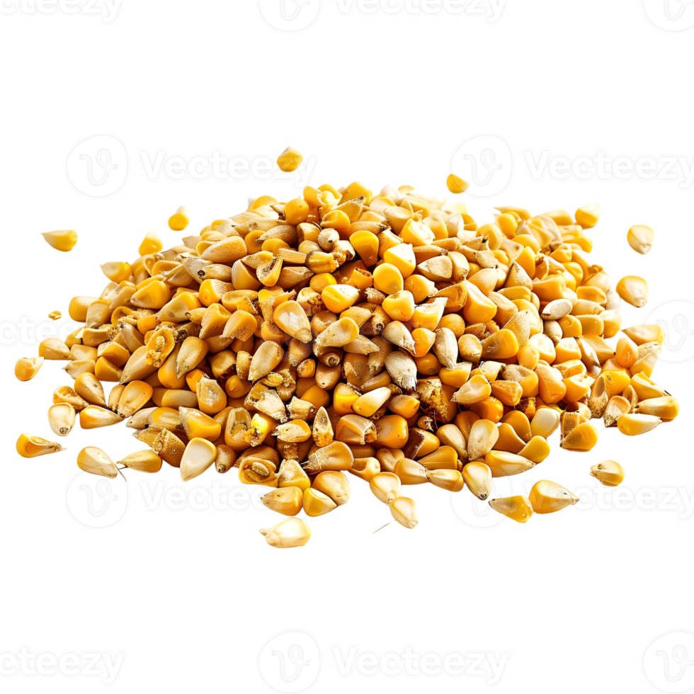 AI generated 3D Rendering of a Dry Corn Beans on Transparent Background - Ai Generated png