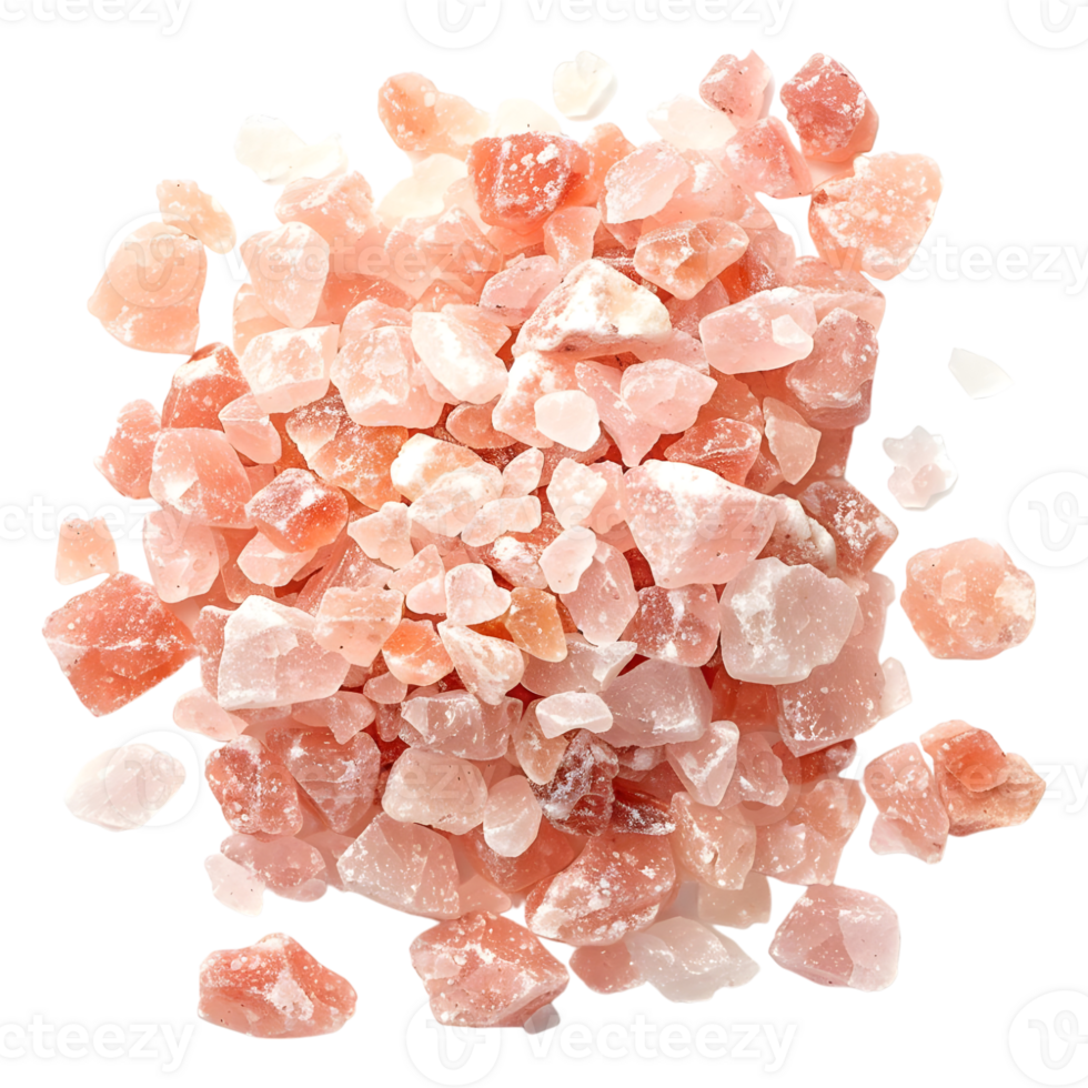 AI generated 3D Rendering of a Grind Himalayan Salt on Transparent Background - Ai Generated png