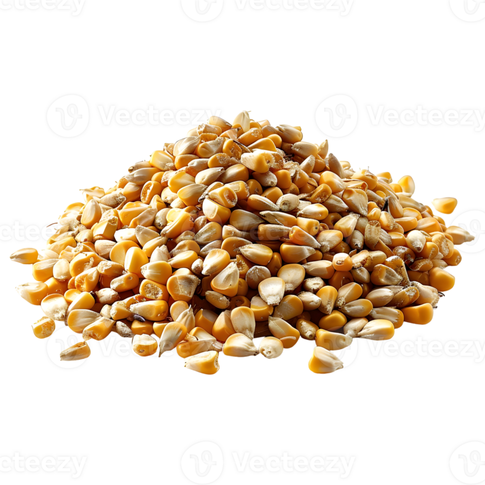 AI generated 3D Rendering of a Dry Corn Beans on Transparent Background - Ai Generated png