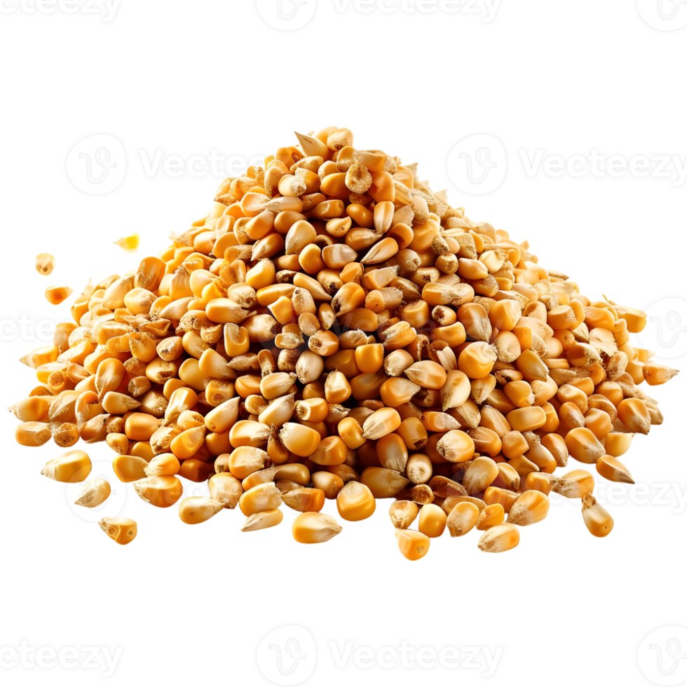 AI generated 3D Rendering of a Dry Corn Beans on Transparent Background - Ai Generated png
