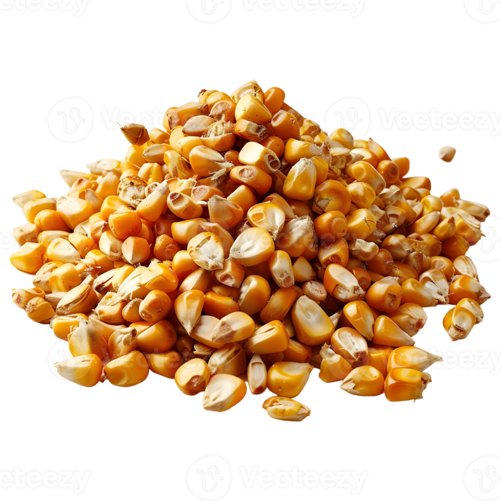 AI generated 3D Rendering of a Dry Corn Beans on Transparent Background - Ai Generated png