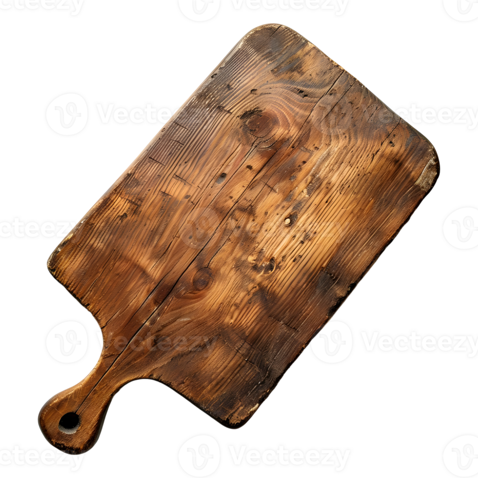 AI generated 3D Rendering of a Chef Cutting Board on Transparent Background - Ai Generated png