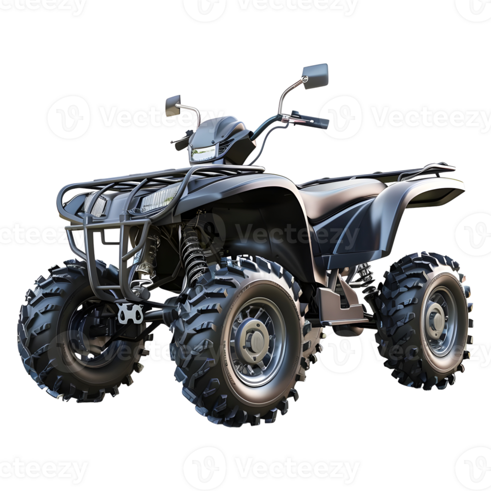 AI generated 3D Rendering of a ATV Quad Bike on Transparent Background - Ai Generated png