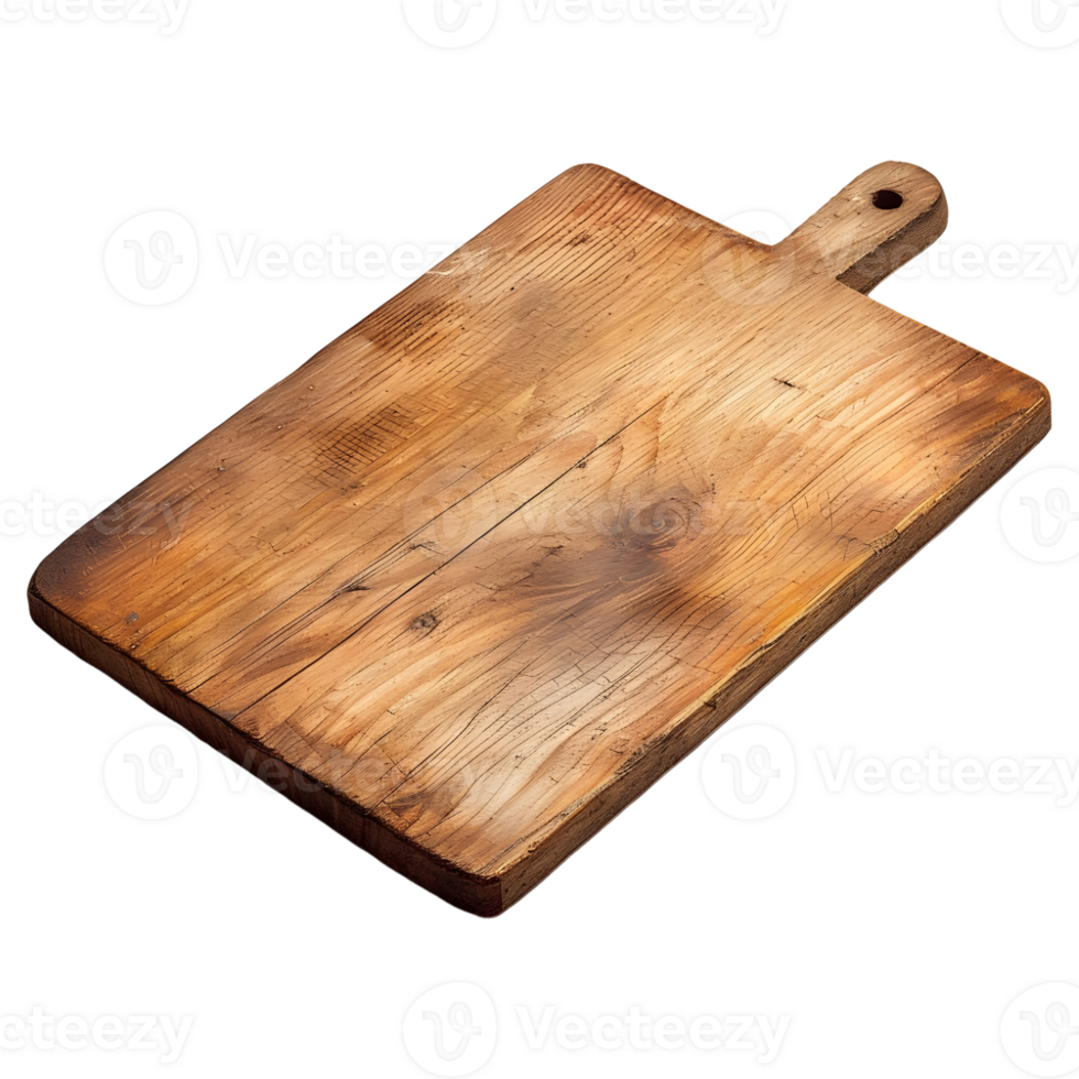 AI generated 3D Rendering of a Chef Cutting Board on Transparent Background - Ai Generated png