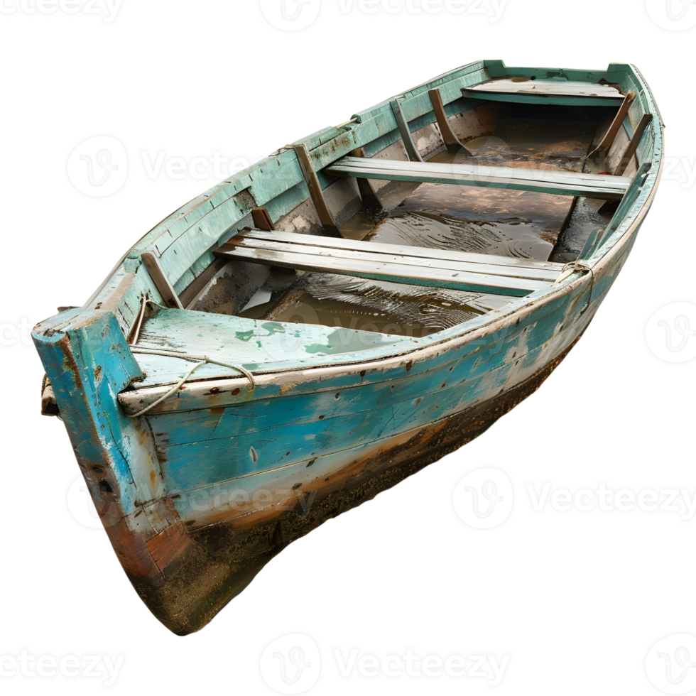 AI generated Vintage Ocean Boat or Ship on Transparent background - Ai Generated png