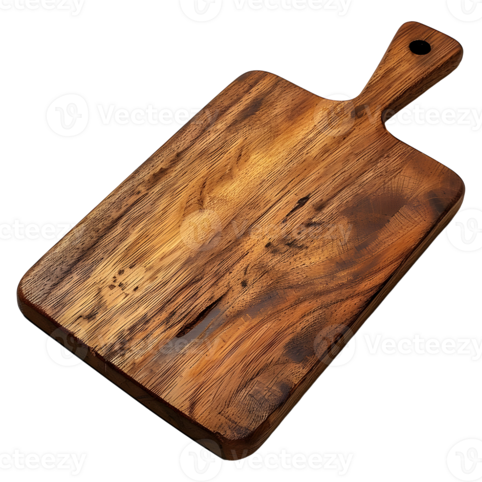 AI generated 3D Rendering of a Chef Cutting Board on Transparent Background - Ai Generated png