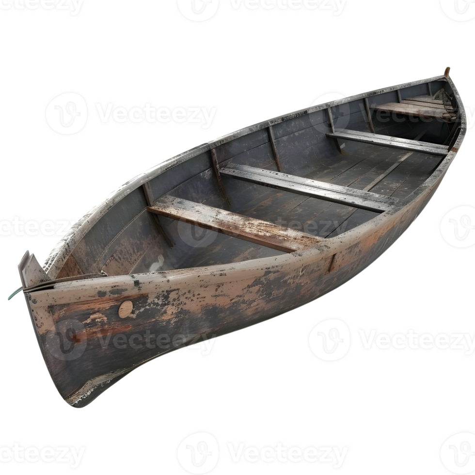 AI generated Vintage Ocean Boat or Ship on Transparent background - Ai Generated png