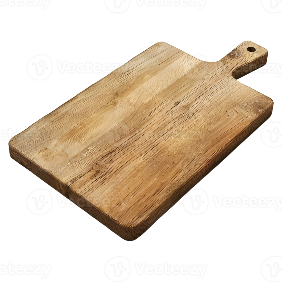 AI generated 3D Rendering of a Chef Cutting Board on Transparent Background - Ai Generated png
