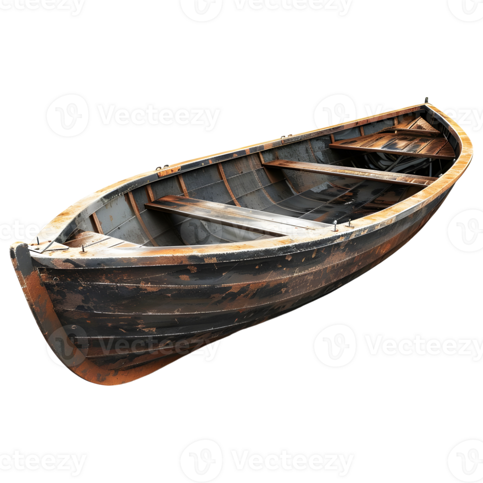 AI generated Vintage Ocean Boat or Ship on Transparent background - Ai Generated png