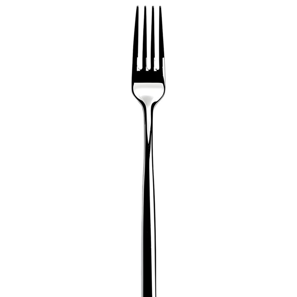 AI generated Fork on Transparent background - Ai Generated png