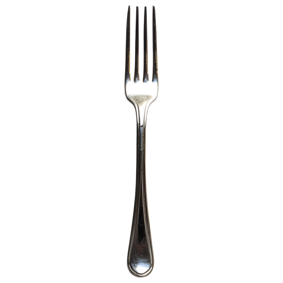 AI generated Fork on Transparent background - Ai Generated png