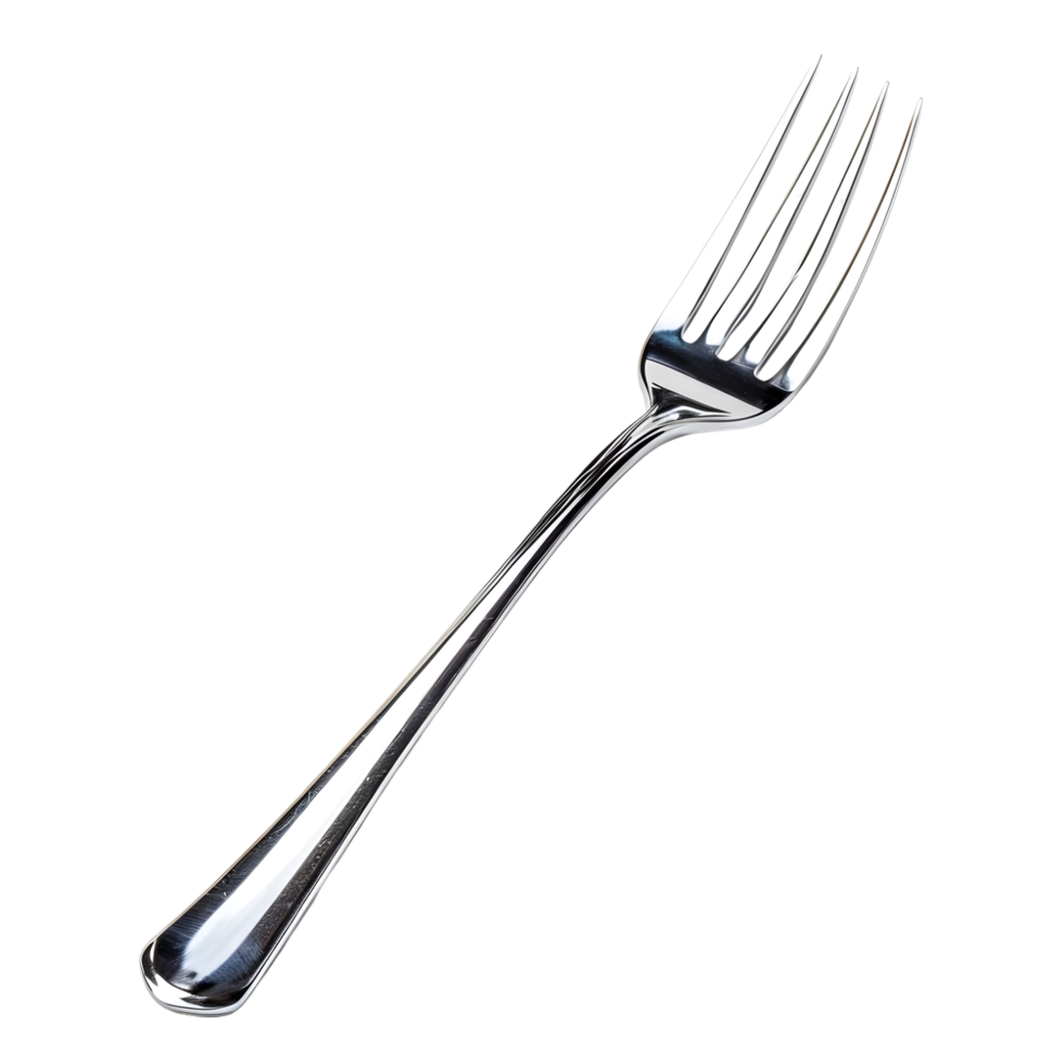 AI generated Fork on Transparent background - Ai Generated png