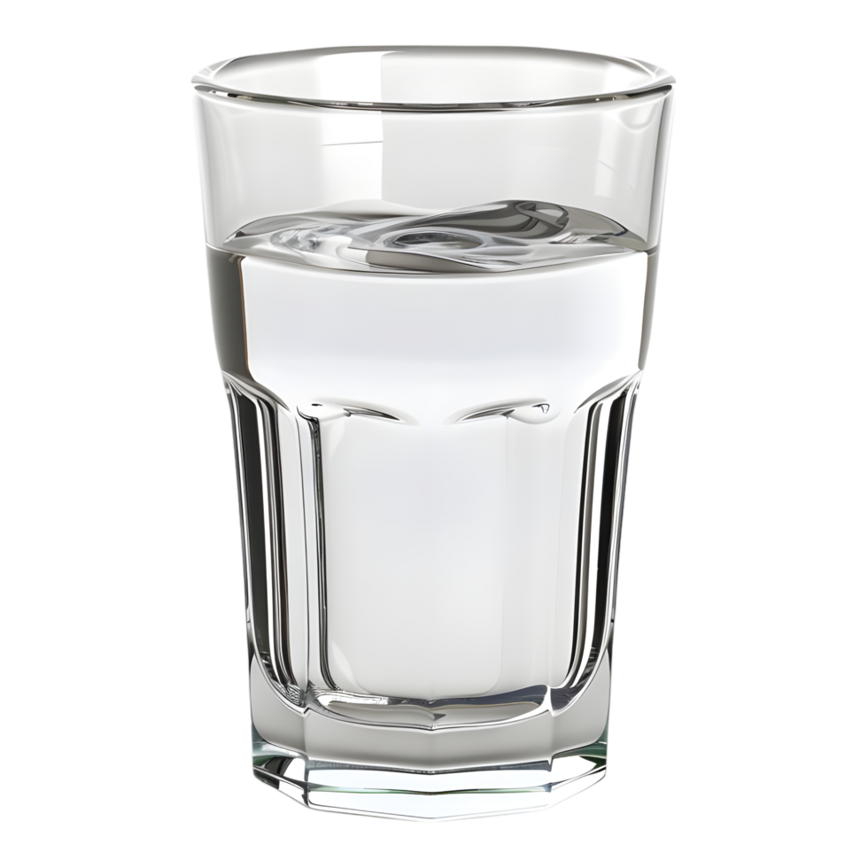 AI generated Water Glass on Transparent background - Ai Generated png