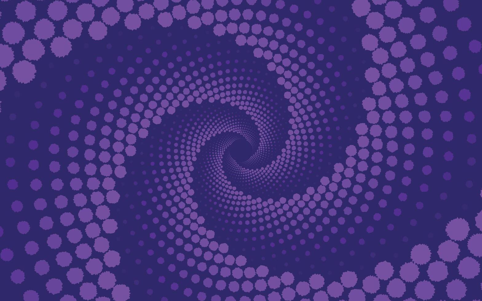 Abstract background with spiral dots vector